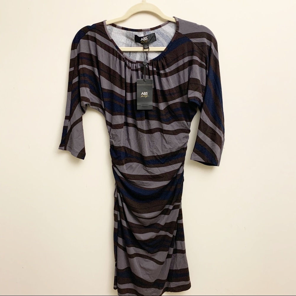 ABS by Allen Schwartz Day Dress Fitted Dress Small